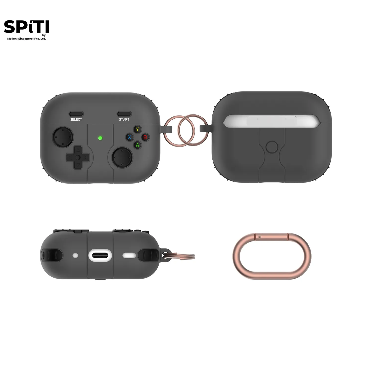 仿游戏手柄遥控器款 AirPods 硅胶保护套（2 色） — Photo 3