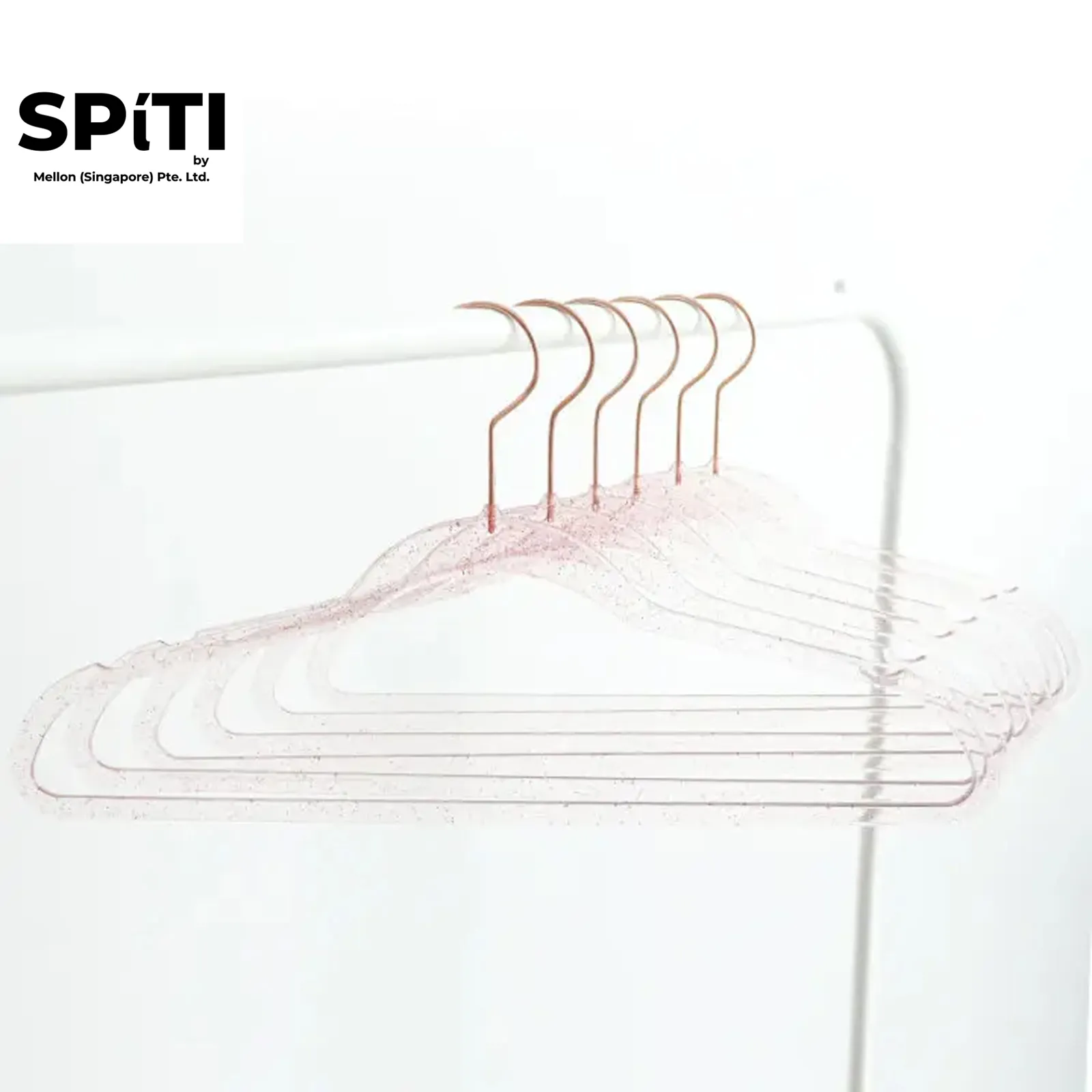 Transparent Pearl Glitter Acrylic Hanger (10pcs/pack) — Photo 4
