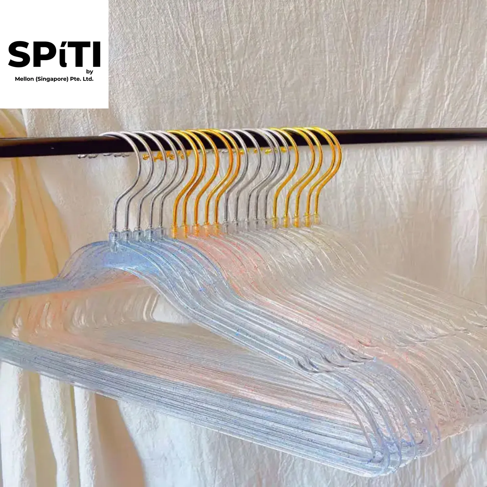 Transparent Pearl Glitter Acrylic Hanger (10pcs/pack) — Photo 5