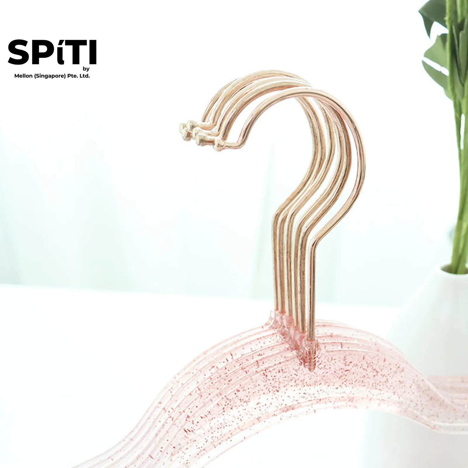 Transparent Pearl Glitter Acrylic Hanger (10pcs/pack) — Photo 6