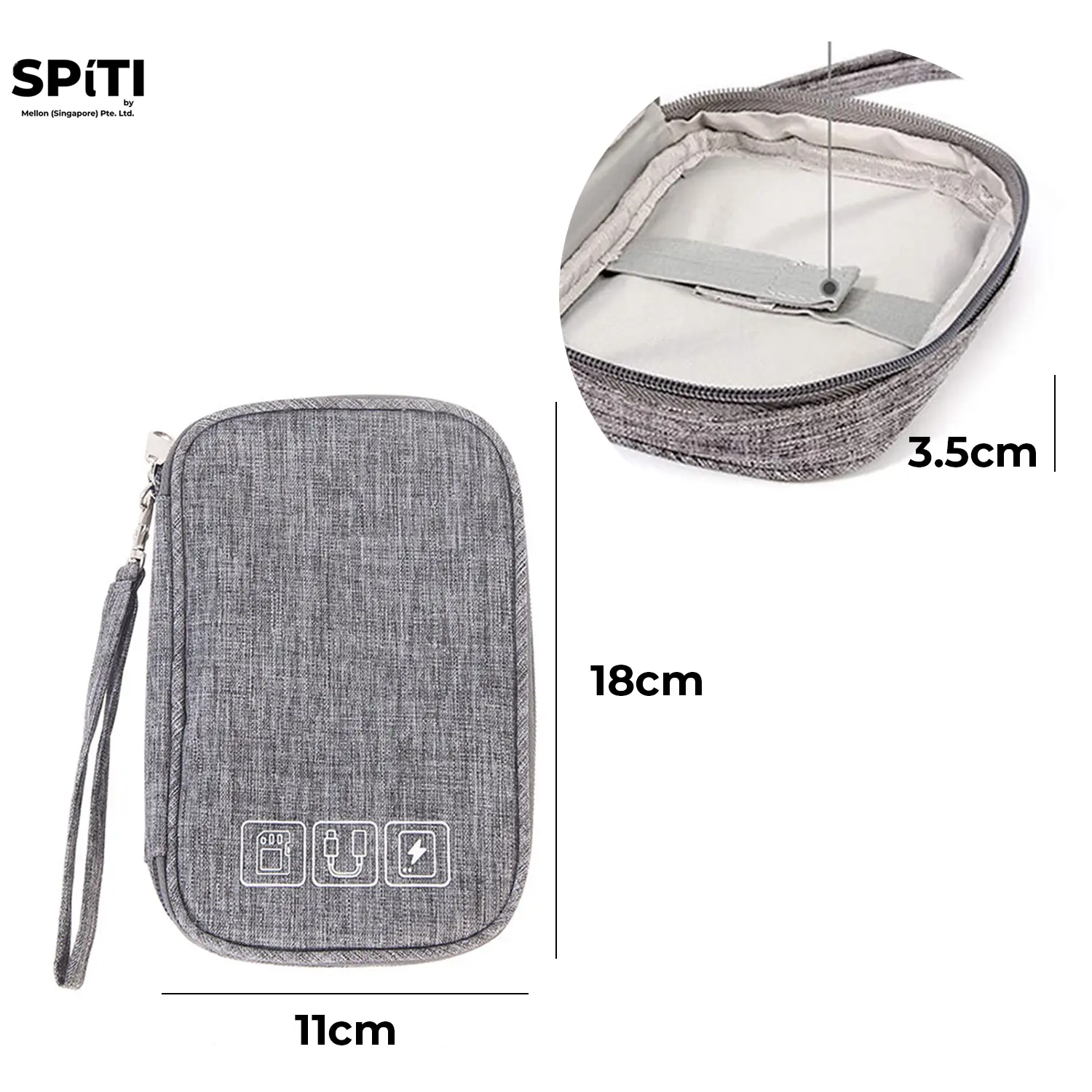 数码配件旅行收纳包 | USB / SD 卡 / 充电器整理袋（2 尺寸 6 色） — Photo 15