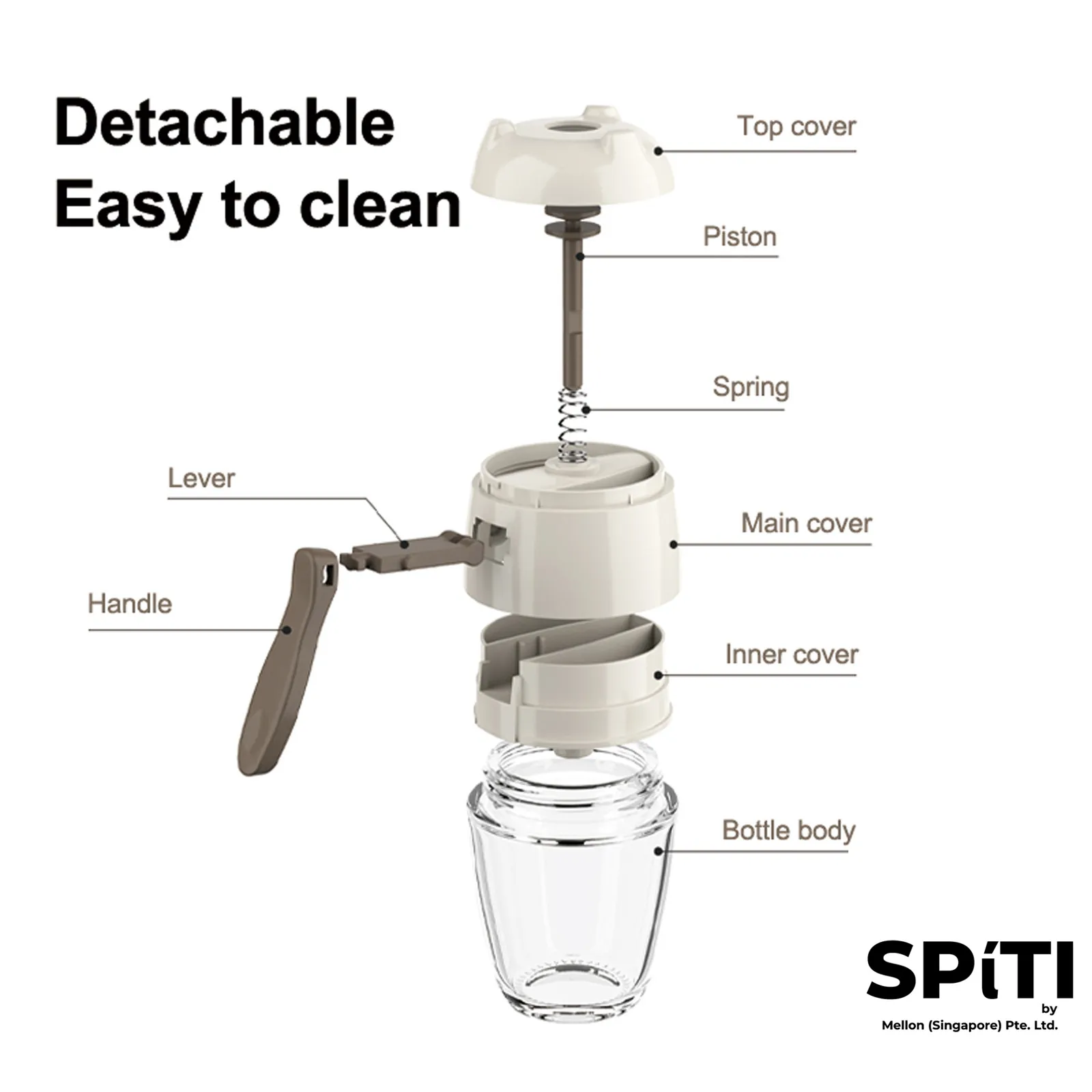 調味品搖瓶 | 玻璃密封鹽罐（廚房用） — Photo 7