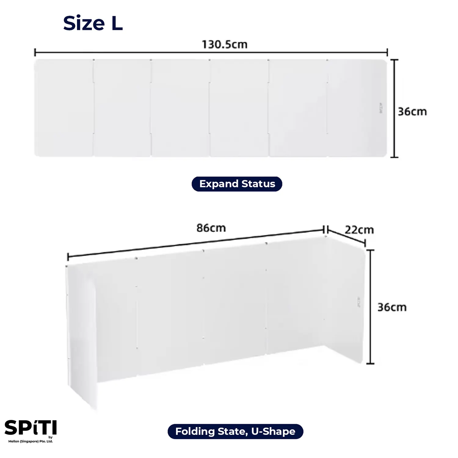可折叠厨房炒锅防油溅保护屏 | 灶台挡板（3 种尺寸） — Photo 10
