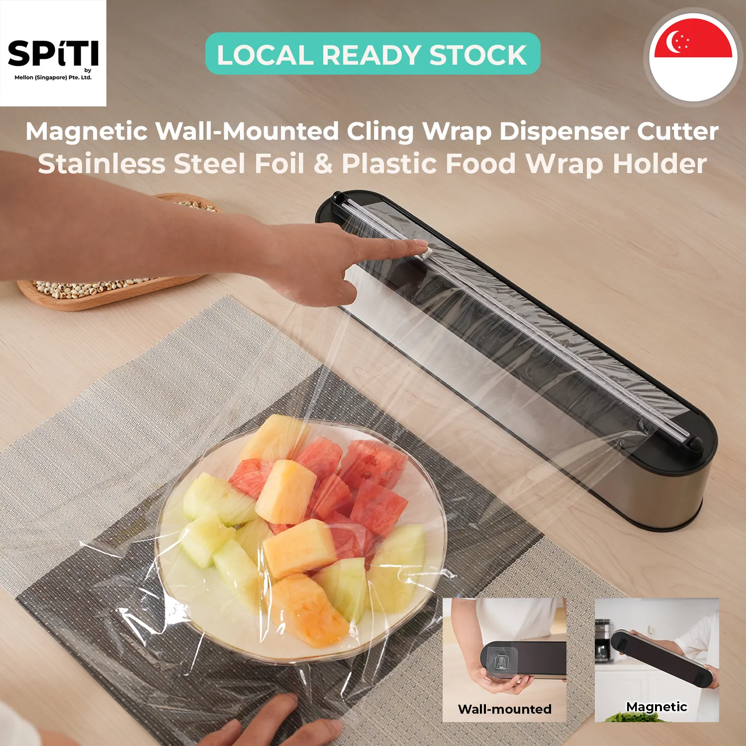 Magnetic Cling Wrap Dispenser